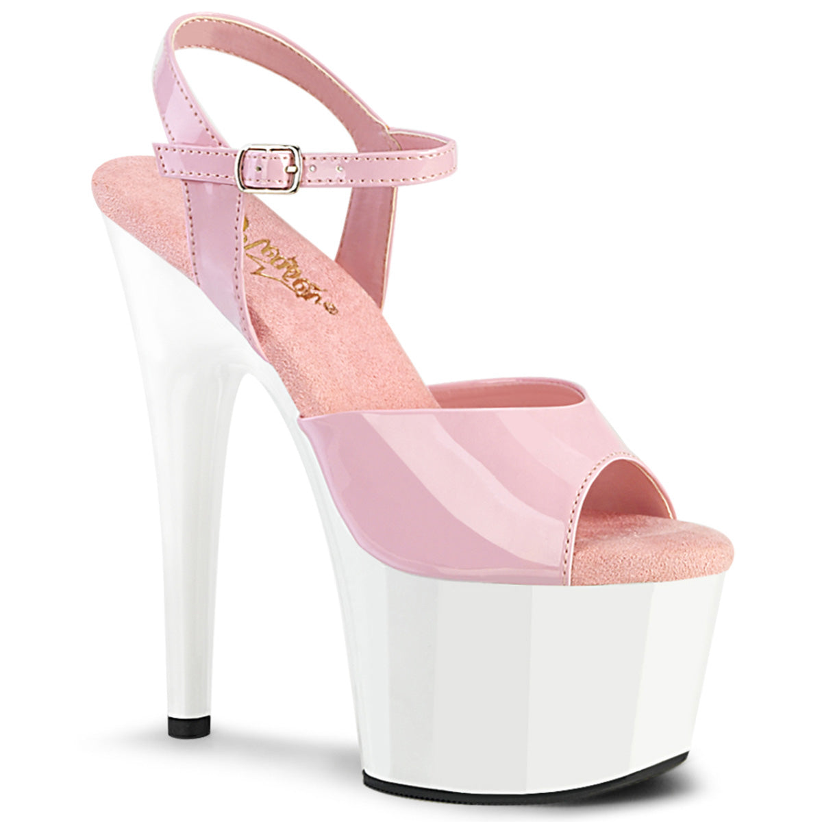 ADORE-709 - Baby Pink Patent/White