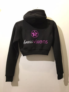 BV Cropped Zip Hoodie